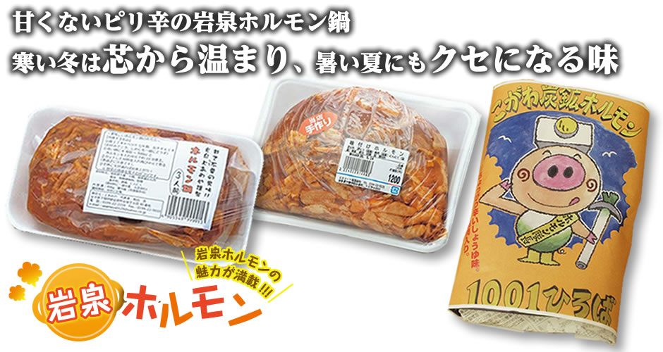 岩泉ホルモンの魅力が満載！岩泉ホルモンオンラインショップ